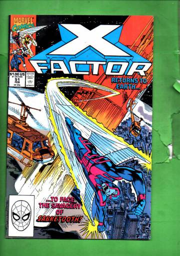 X-Factor Vol 1 #51 Feb 90