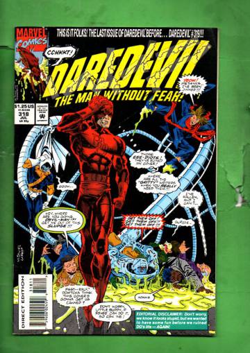 Daredevil Vol. 1 #318 Jul 93