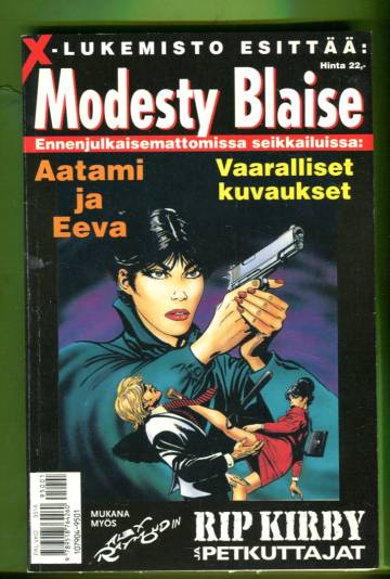 X-lukemisto esittää - Modesty Blaise 1/95: Aatami ja Eeva, Vaaralliset kuvaukset