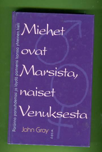 Miehet ovat Marsista, naiset Venuksesta