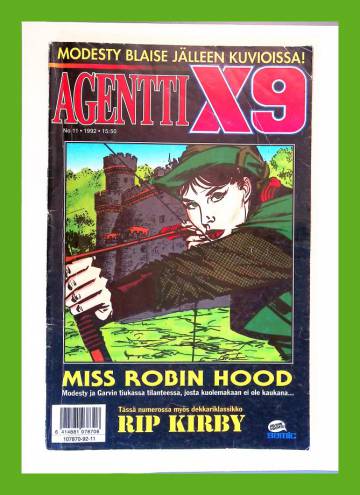 Agentti X9 11/92 (Modesty Blaise)