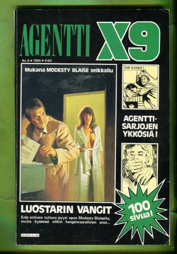 Agentti X9 6/85 (Modesty Blaise)