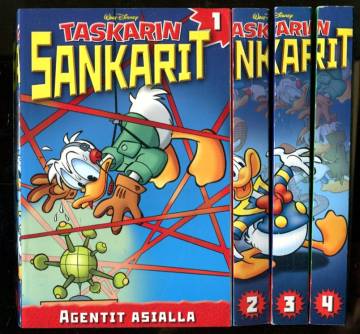 Taskarin sankarit 1-4 (Aku Ankan taskukirja)