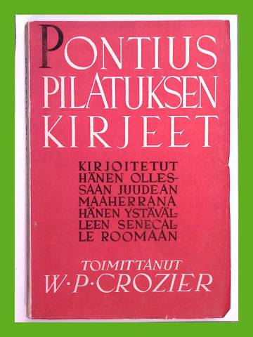 Pontius Pilatuksen kirjeet