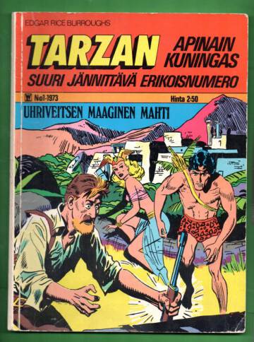 Tarzan - Apinain kuningas -erikoisnumero 1/73 - Uhriveitsen maaginen mahti