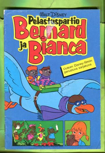 Aku Ankan erikoisnumero 1978 - Pelastuspartio Bernard ja Bianca