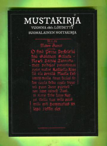 Mustakirja - Vuonna 1862 löydetty suomalainen noitakirja