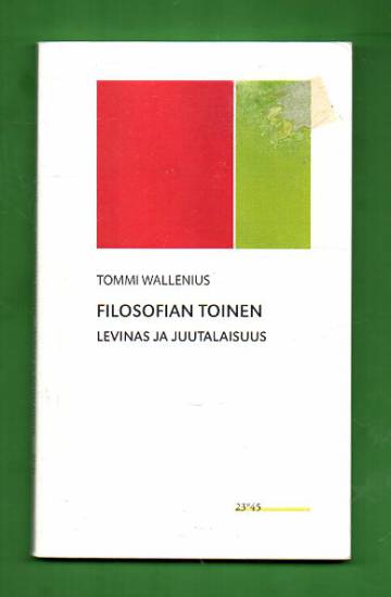 Filosofian toinen - Levinas ja juutalaisuus