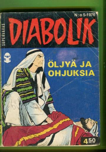 Diabolik - supervaras 5/76 - Öljyä ja ohjuksia