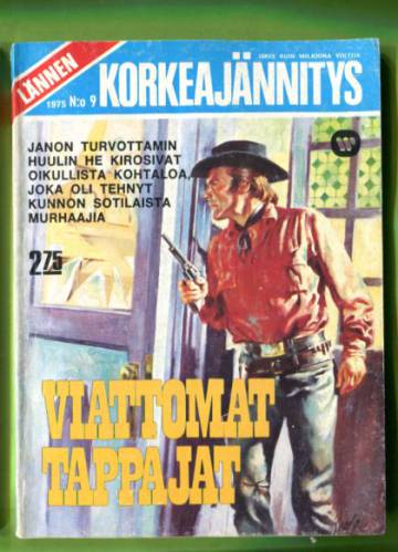 Lännen Korkeajännitys 9/75 - Viattomat tappajat