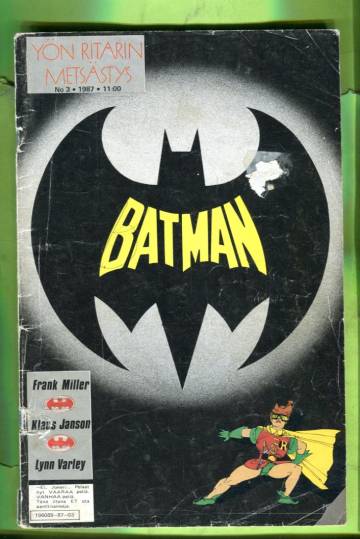 Batman 3/87 - Yön ritarin metsästys