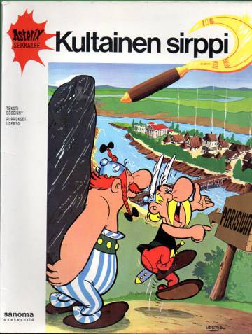 Asterix 10 - Kultainen sirppi (1. painos)