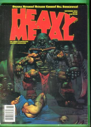 Heavy Metal Vol. XVII #4 Nov 92