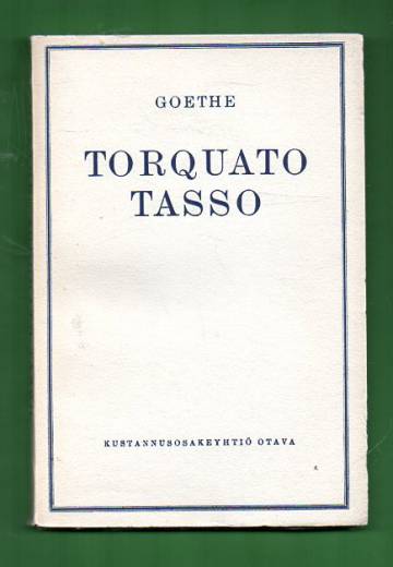 Torquato Tasso -Viisinäytöksinen näytelmä