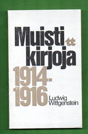 Muistikirjoja 1914-1916