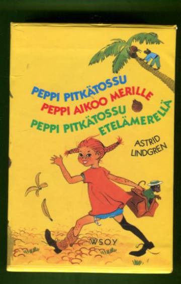 Peppi Pitkätossu / Peppi aikoo merille / Peppi Pitkätossu Etelämerellä + säilytyskotelo