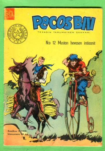 Pecos Bill 12/59 - Mustan hevosen intiaanit