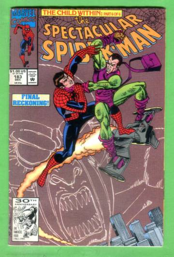 The Spectacular Spider-Man Vol 1 #183 Dec 91