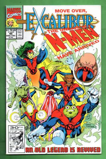 Excalibur Vol. 1 #45 Early Dec 91