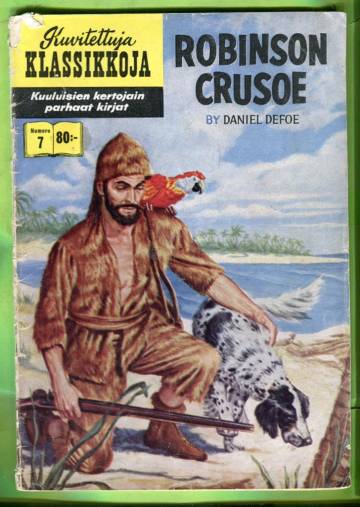 Kuvitettuja klassikkoja 7 - Robinson Crusoe