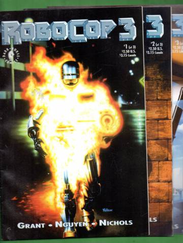 Robocop 3 #1-3, Jul-Nov 1993 (Whole miniserie)