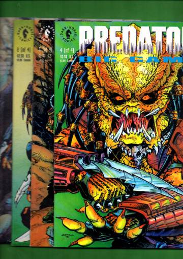 Predator: Big Game #1-4, Mar-Jun 91 (Whole miniserie)