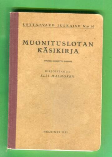 Muonituslotan käsikirja