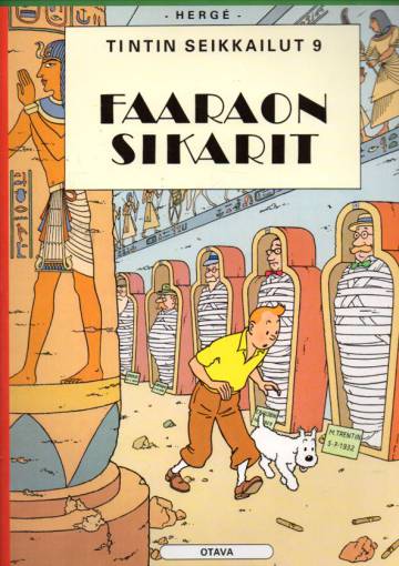 Tintin seikkailut 9 - Faaraon sikarit (Tintti)