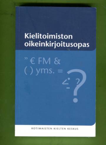 Kielitoimiston oikeinkirjoitusopas