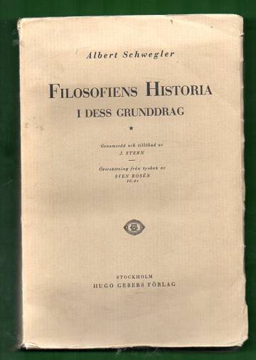 Filosofiens historia I dess grunddrag