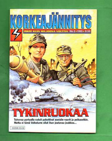 Korkeajännitys 2/93 - Tykinruokaa