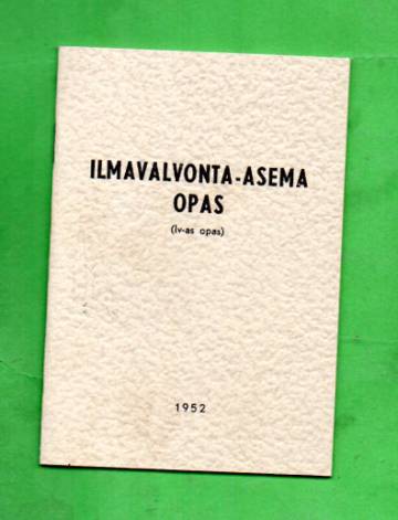 Ilmavalvonta-asema opas (Iv-as opas)