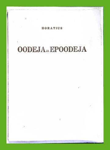 Oodeja ja epoodeja