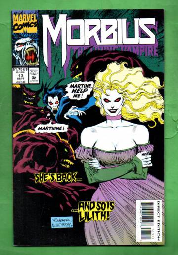 Morbius: The Living Vampire Vol.1 #13 Sep 93