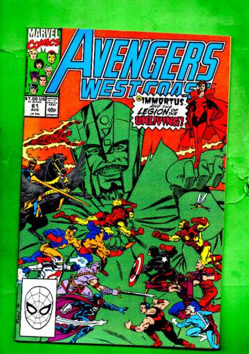 West Coast Avengers Vol.2 #61 Aug 90