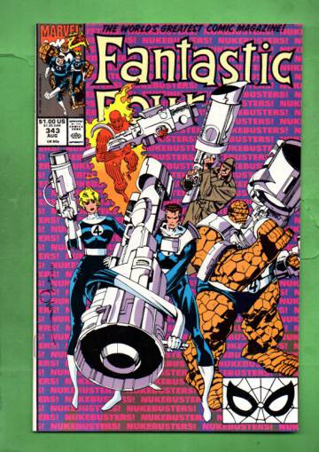 Fantastic Four Vol. 1 #343 Aug 90