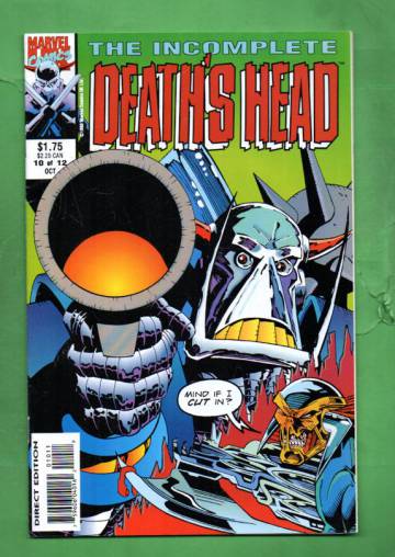 Incomplete Death's Head Vol. 1 #10 Oct 93