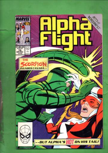 Alpha Flight Vol. 1 #79 Mid Dec 89