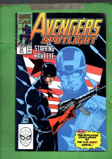 Avengers Spotlight Vol. 1 #34 Jul 90