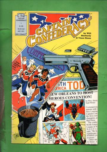 Captain Confederacy #1 Nov 91