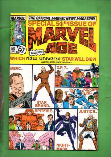 Marvel Age Vol. 1 #50 May 87