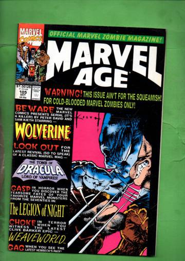 Marvel Age Vol. 1 #105 Oct 91