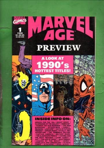 Marvel Age Preview Vol. 1 #1 Jun 90