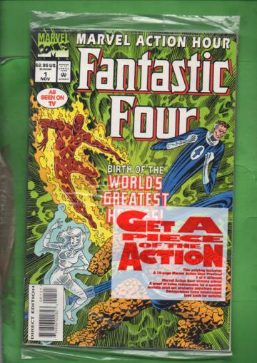 Marvel Action Hour, Featuring the Fantastic Four Vol. 1 #1 Nov 94 (avaamaton pakkaus, sisältää liitt