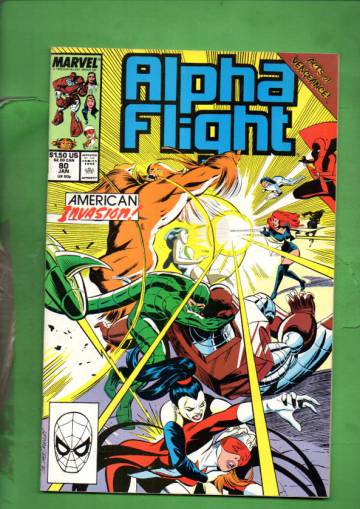 Alpha Flight Vol 1 #80 Jan 90