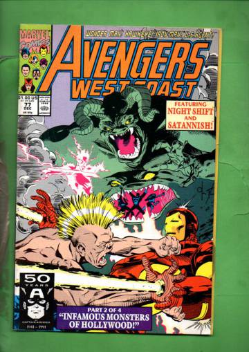 Avengers West Coast Vol 2 #77 Dec 91