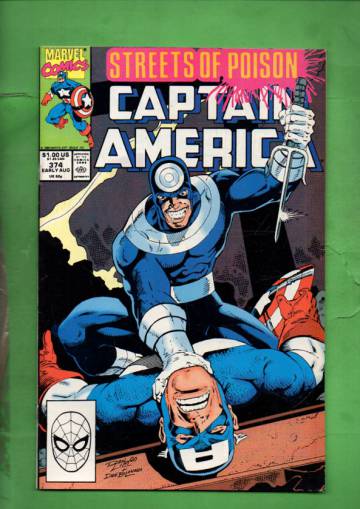 Captain America Vol. 1 #374 Early Aug 90