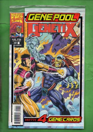 Genetix Vol. 1 #1 Oct 93 (avaamaton pakkaus, sisältää kortit)