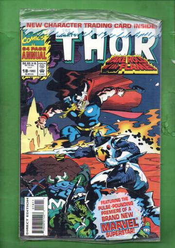 The Mighty Thor Annual Vol. 1 #18 93 (avaamaton pakkaus, sisältää kortit)