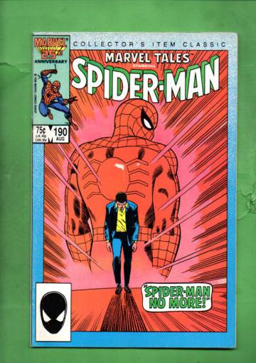 Marvel Tales Starring Spider-Man Vol. 1 #190 Aug 86